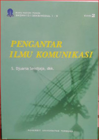 Image of Pengantar ilmu komunikasi