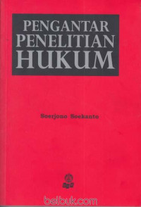 Image of Pengantar penelitian hukum