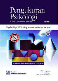 Image of Pengukuran psikologi : prinsip, penerapan, dan isu