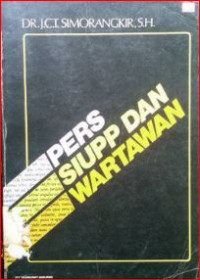 Image of Pers siupp dan wartawan