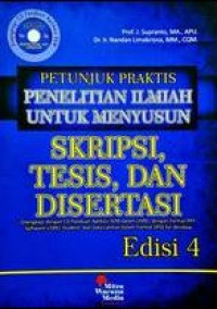 Image of Petunjuk praktis penelitian ilmiah untuk menyusun skripsi, tesis, dan disertasi