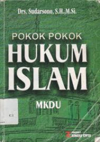 Image of Pokok-pokok hukum islam : MKDU