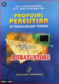 Image of Proposal penelitian di perguruan tinggi