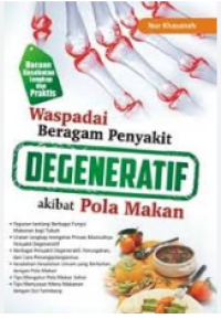 Image of Waspadai beragam penyakit degeneratif akibat pola makan