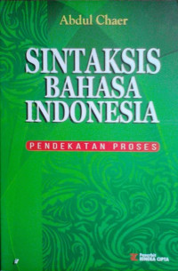 Image of Sintaksis Bahasa Indonesia : Pendekatan Proses