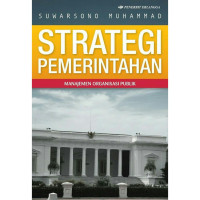 Image of Srtategi pemerintahan : manajemen organisasi publik
