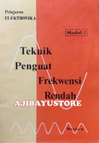 Image of Teknik penguat frekwendi rendah