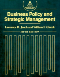 Image of Business policy and strategic management