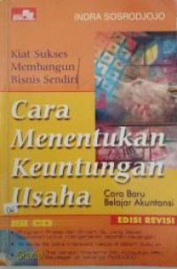 Image of Cara menentukan keuntungan usaha : kiat sukses membangun bisnis sendiri