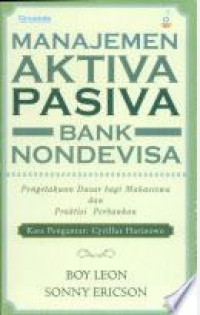 Image of Manajemen aktiva pasiva bank non devisa