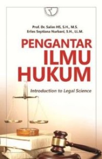 Image of Pengantar ilmu hukum : introduction to legal science