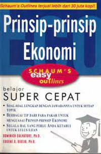 Image of Prinsip-prinsip ekonomi : Schaum's easy outlines