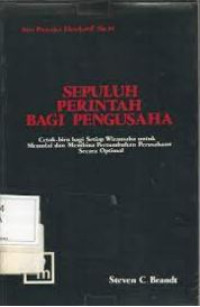 Image of Sepuluh perintah bagi pengusaha