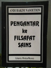 Image of Pengantar ke filsafat sains