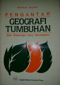 Image of Pengantar geografi tumbuhan dan beberapa ilmu serumpun