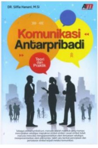 Image of komunikasi antarpribadi : Teori dan praktik