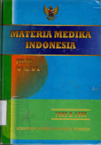 Image of Materia Medika Indonesia (Jilid V & VI)