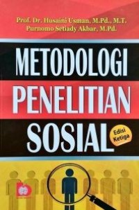 Image of Metodologi penelitian sosial