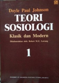 Image of Teori sosiologi : klasik dan modern