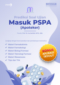 Image of Prediksi Soal Ujian Masuk PSPA (Apoteker)