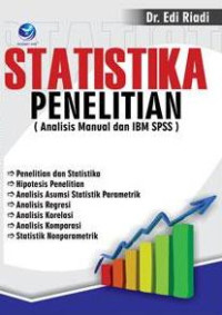 Image of Statistika penelitian (Analisis manual dan IBM SPSS)