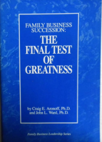 Image of Family Business Succession: The Final Test of Greatness